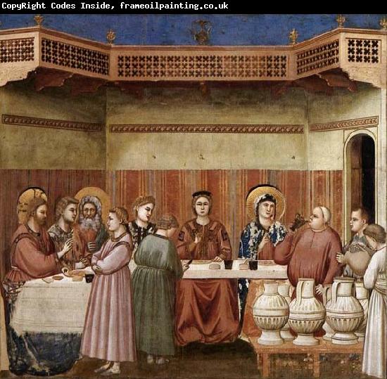GIOTTO di Bondone Marriage at Cana